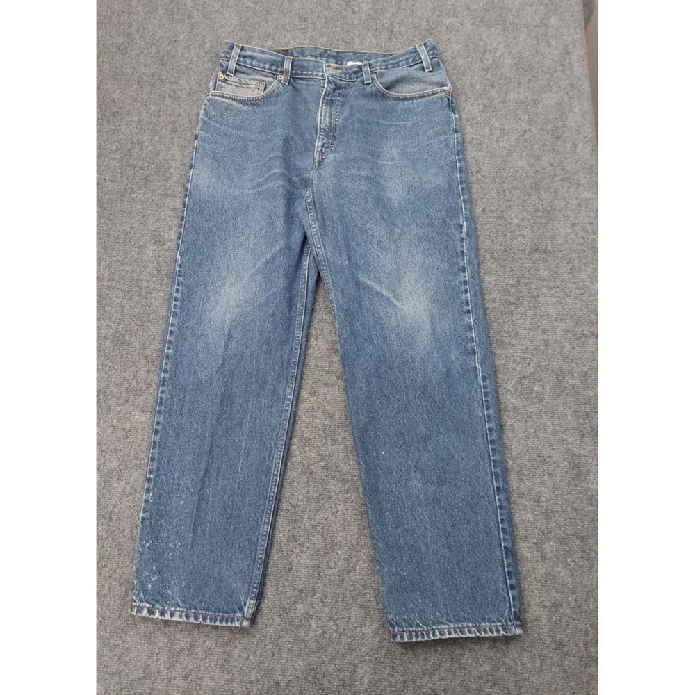 Vintage Levis 550 Jeans Men 34x30 Blue Cotton Relaxed Fit Y2K 90s Denim Tag36x31